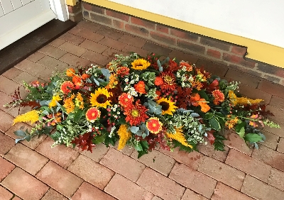 Autumnal Casket spray