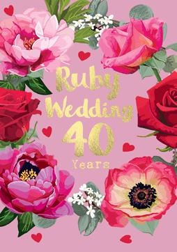 Ruby Wedding Anniversary