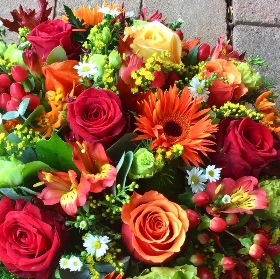 Autumnal Posy Pad