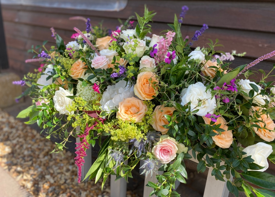 Garden Casket Spray