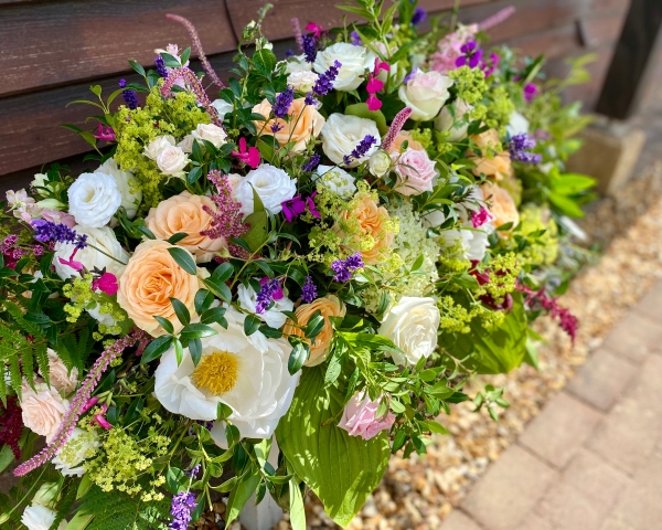 Garden Casket Spray