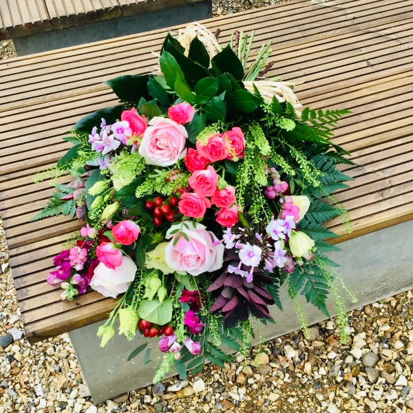 Vibrant Hand Tied Funeral Sheaf