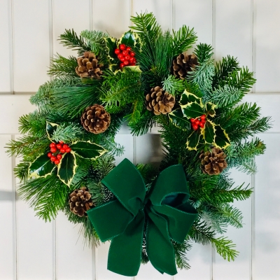 Green Velvet Wreath