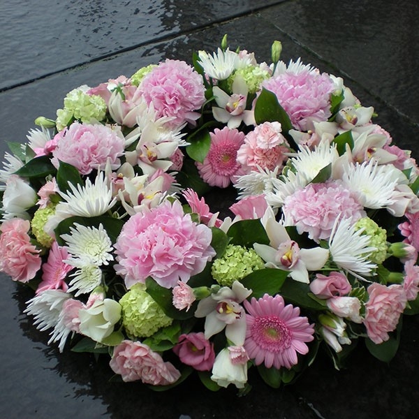 Pink & White Wreath