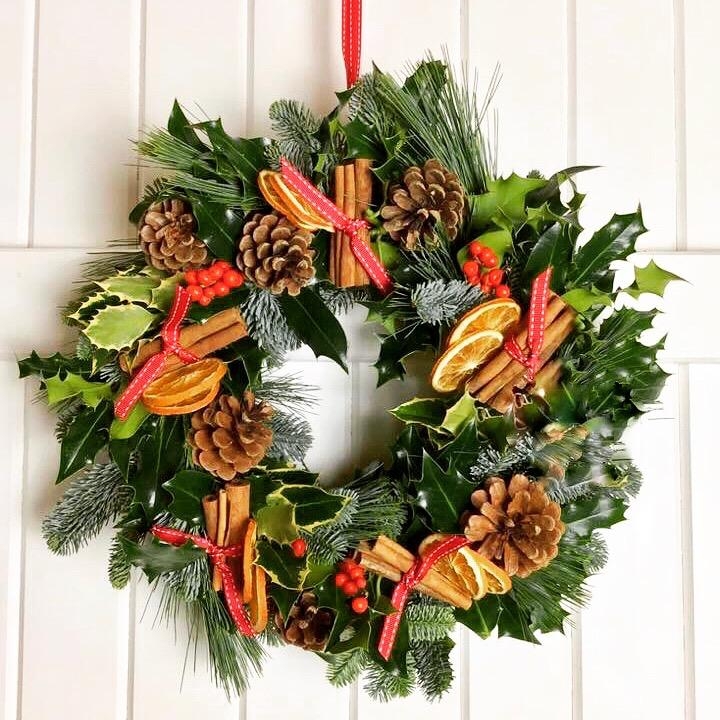 Spiced Orange Christmas Wreath