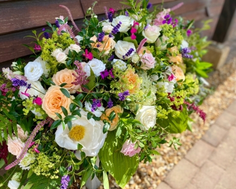 Garden Casket Spray