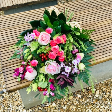 Vibrant Hand Tied Funeral Sheaf