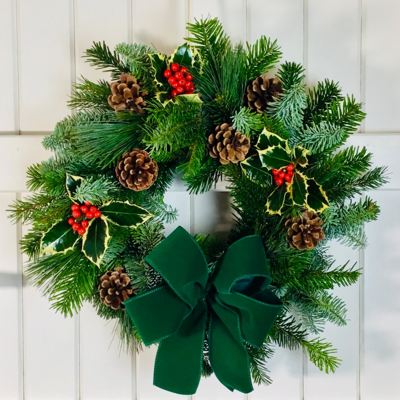 Green Velvet Wreath